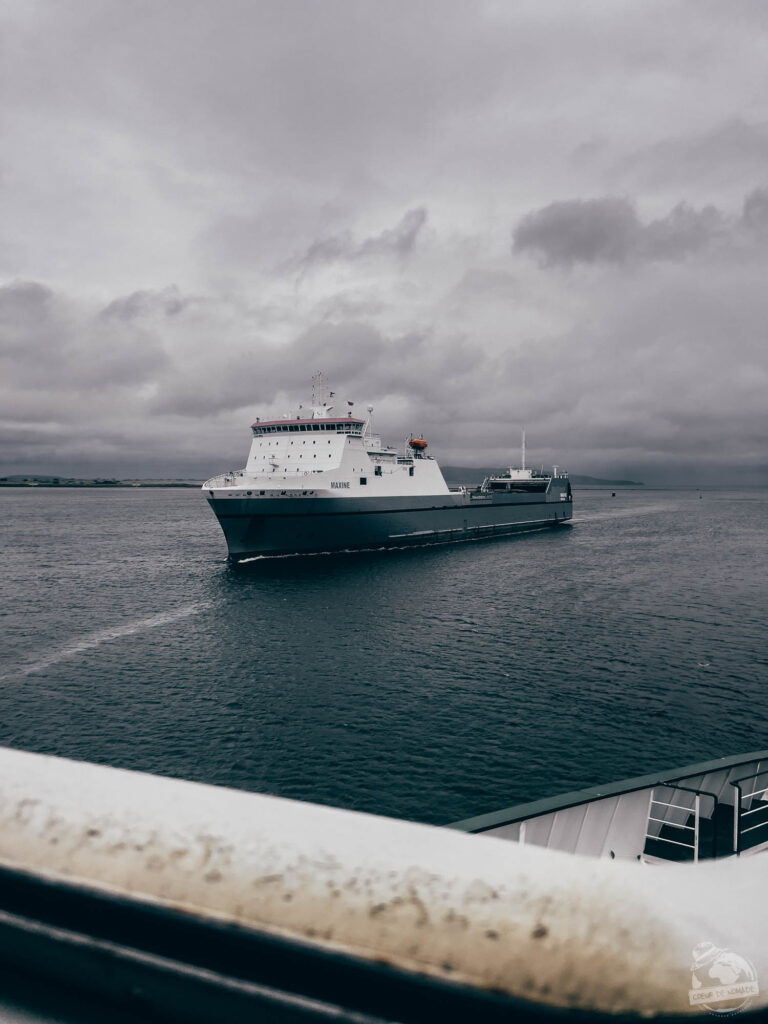 Traversier de l'Irlande vers le Pays de Galles